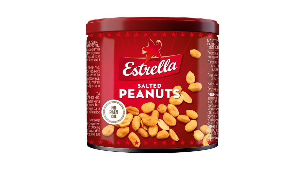 Zemesrieksti Estrella sālīti 140g
