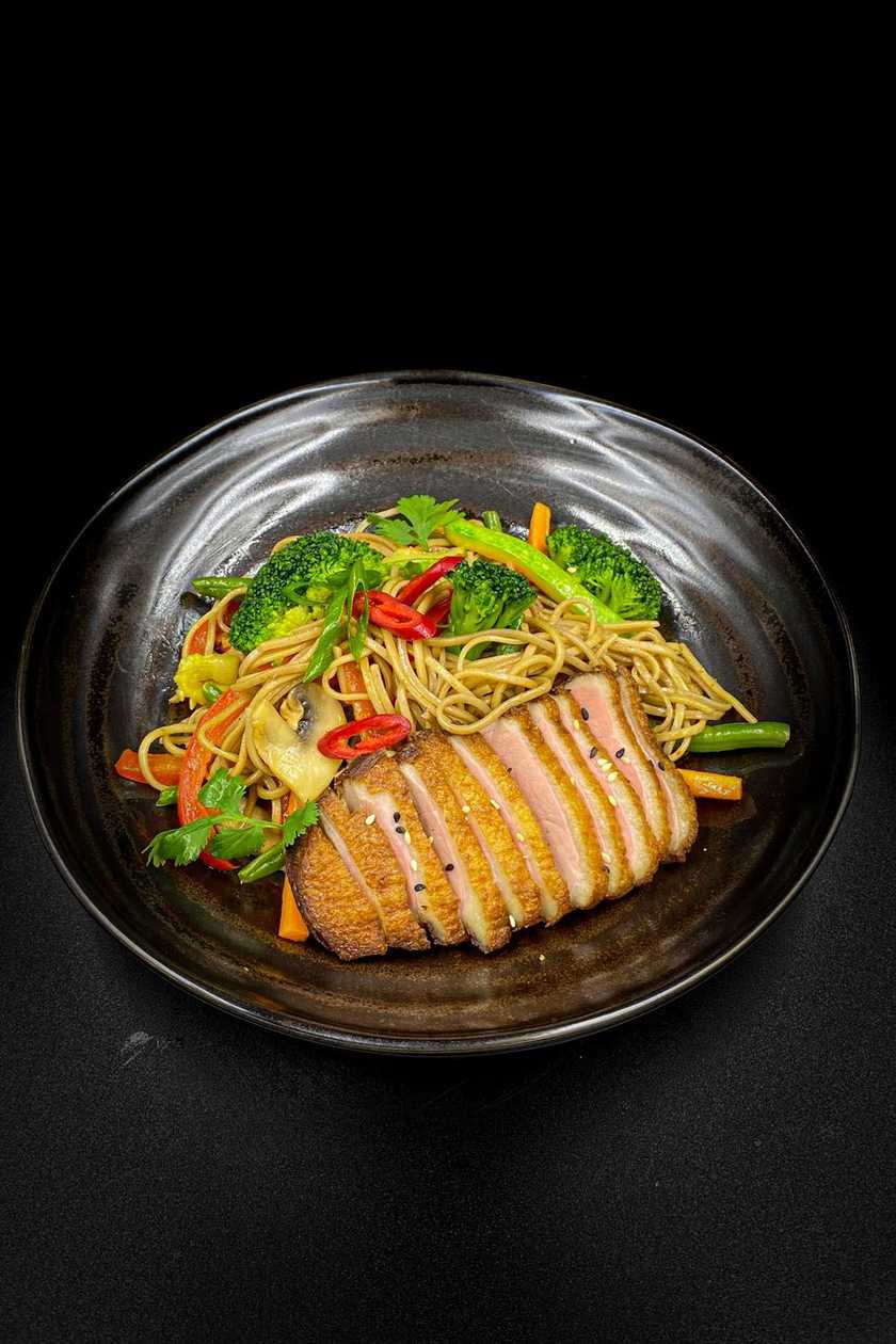 Noodles Din Hrisca Cu Piept De Rata