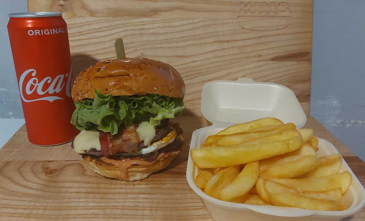 Brioche King burger menu