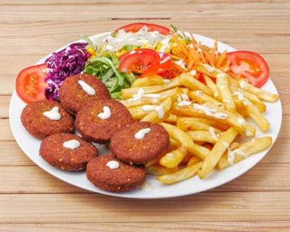 Falafel on Plate