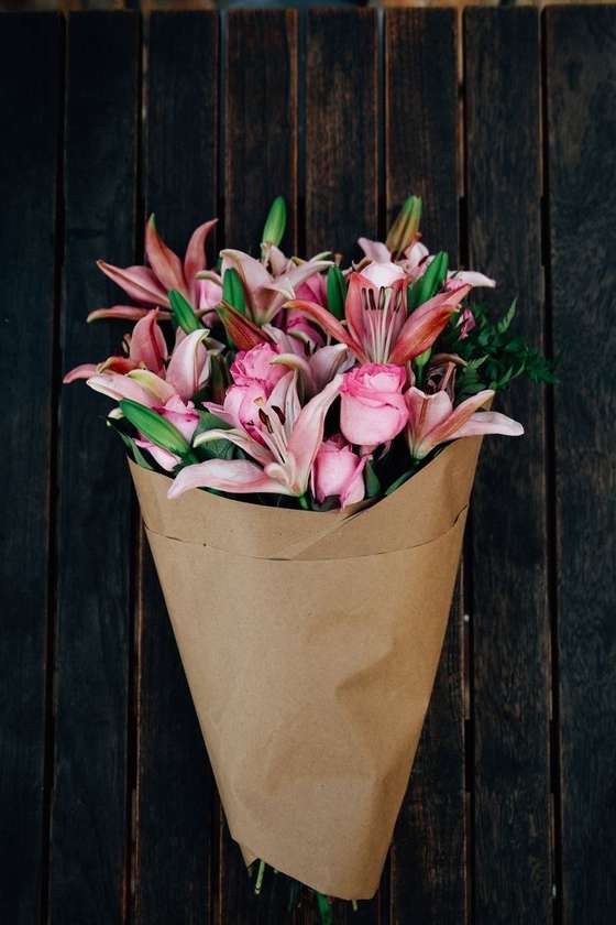 Lily, Rose, Lily Of The Incas, Eucalyptus