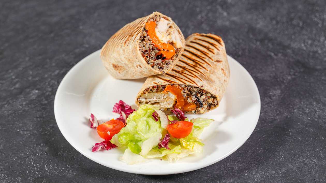 Wholemeal Chicken Roll Wrap