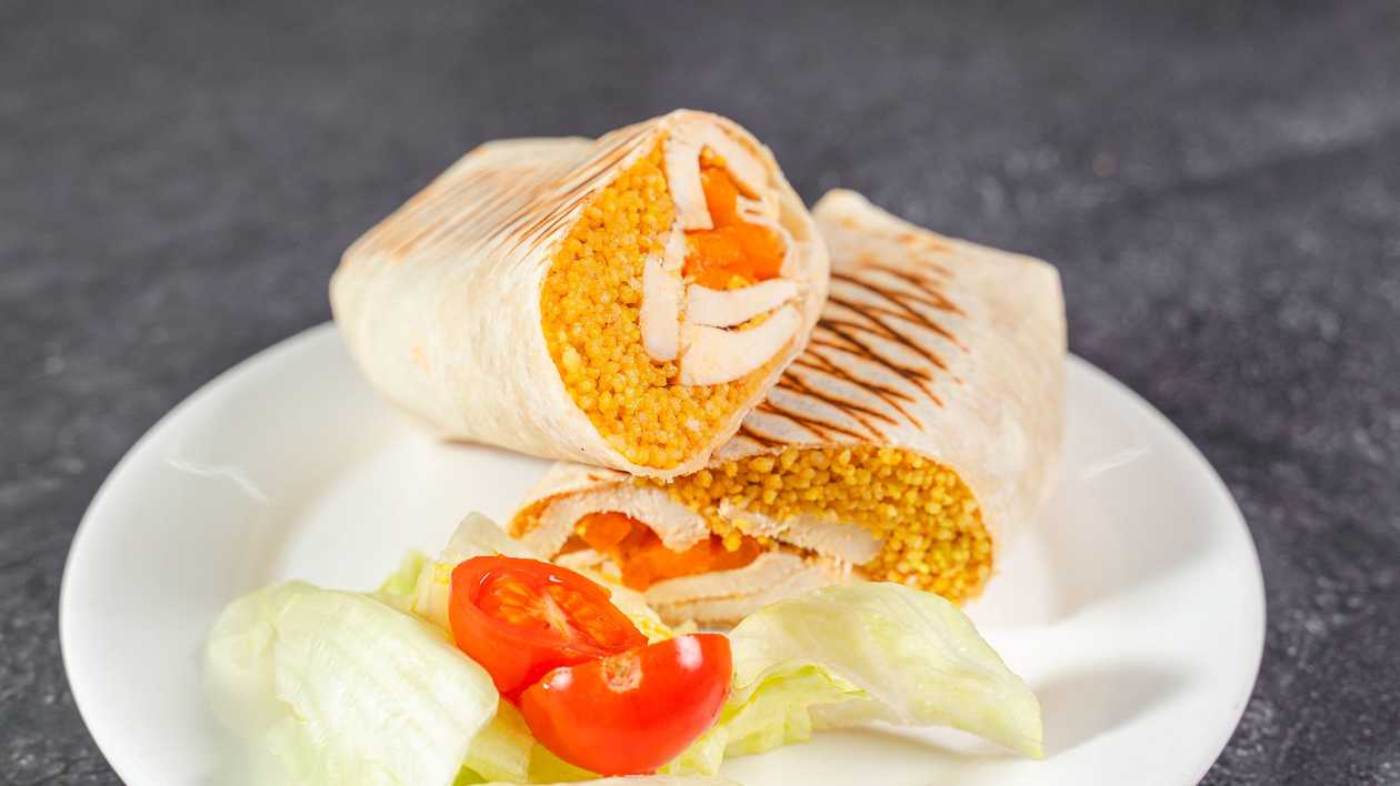 Bbq Chicken Roll Wrap