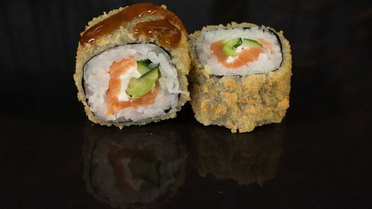 Sake tempura
