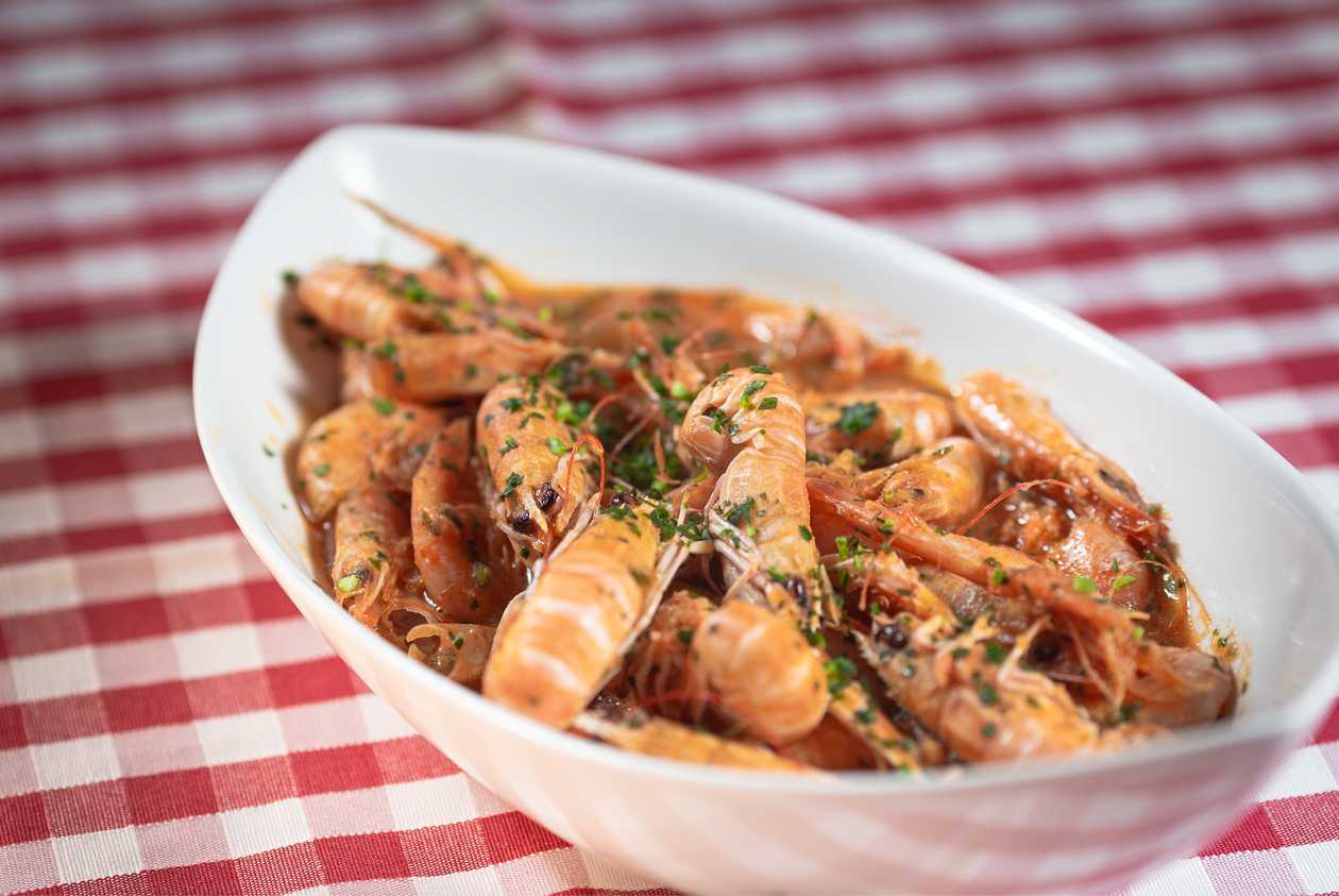 Shrimps buzzara style