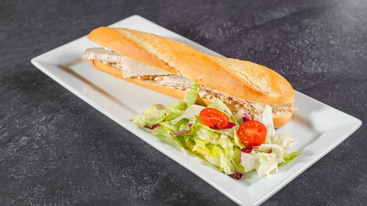 Chicken & Coleslaw Bread