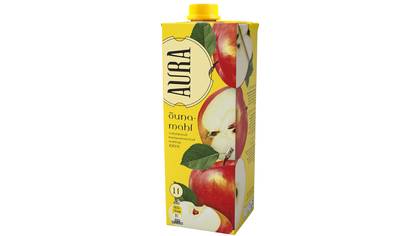 Apple Juice 100%, Aura, 1 l