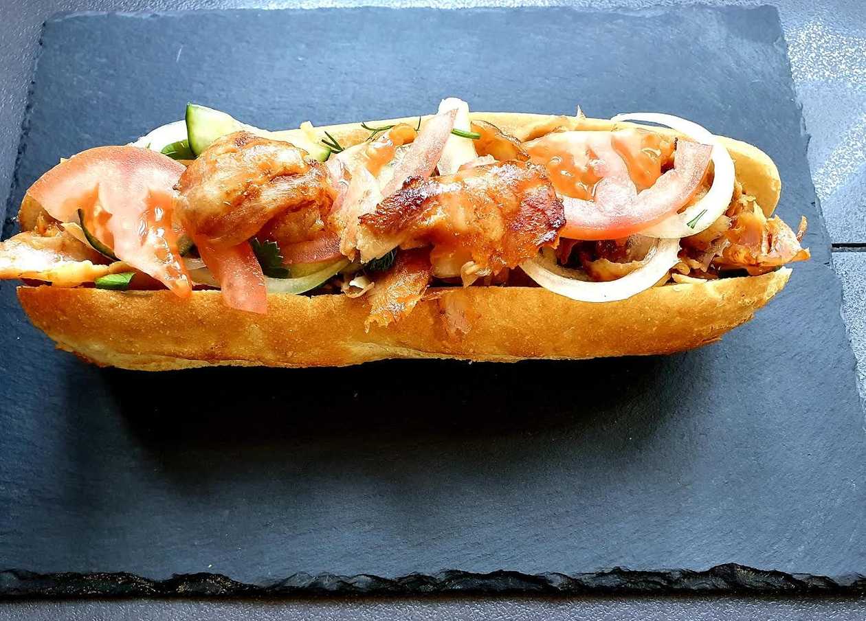 Kebabas bagetėje