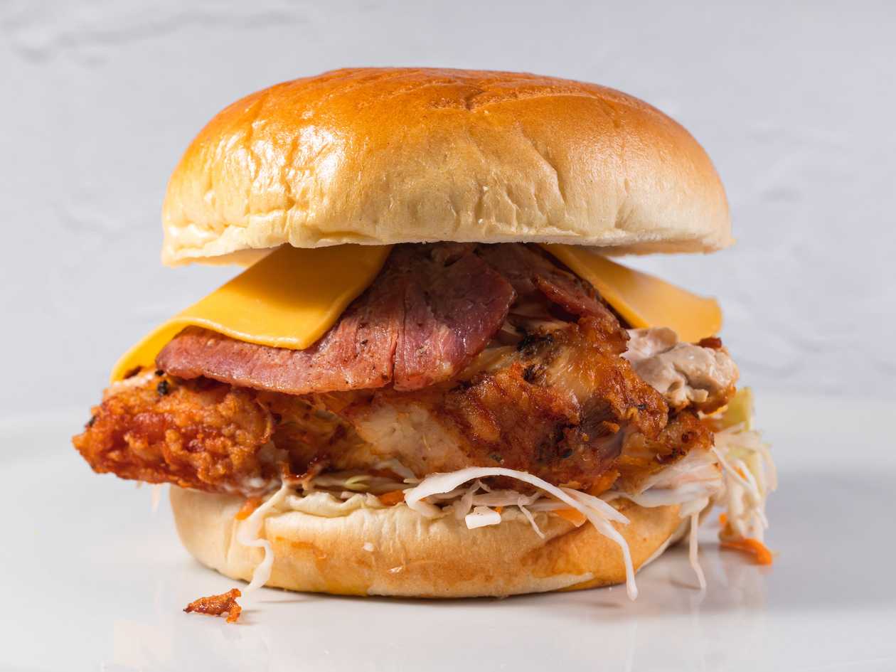 Chicken Fillet Supreme Burger & Fries