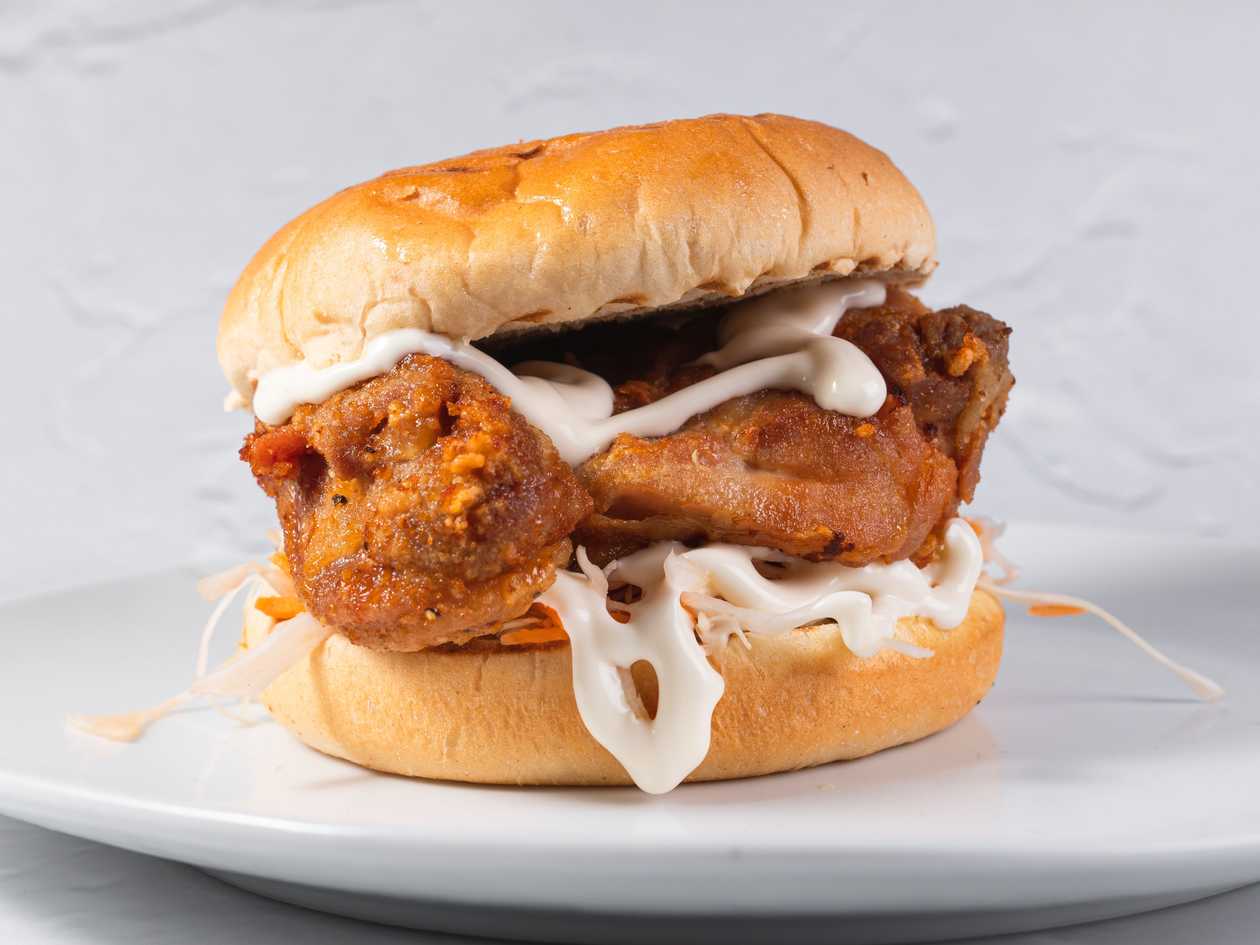 Chicken Thigh Burger & Fries