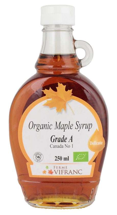 Maple grade syrup and organic provita