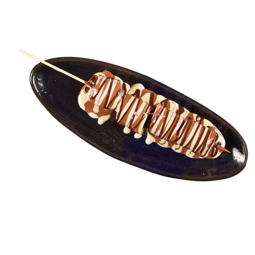 Brownie pe bat cu ciocolata belgiana