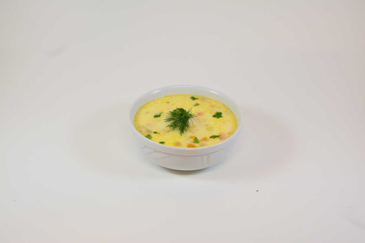 Chicken soup a la greque
