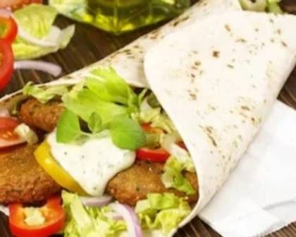 Falafel Durum with Rull Potatoes