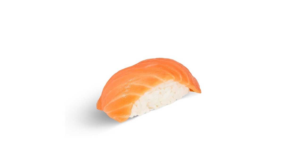 Nigiri su rūkyta lašiša
