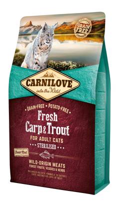 Carni Love Fresh Carp & Trout for Sterilised  2 kg