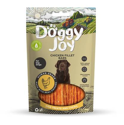 Doggy Joy Chicken Fillets Bars for Dogs 90g