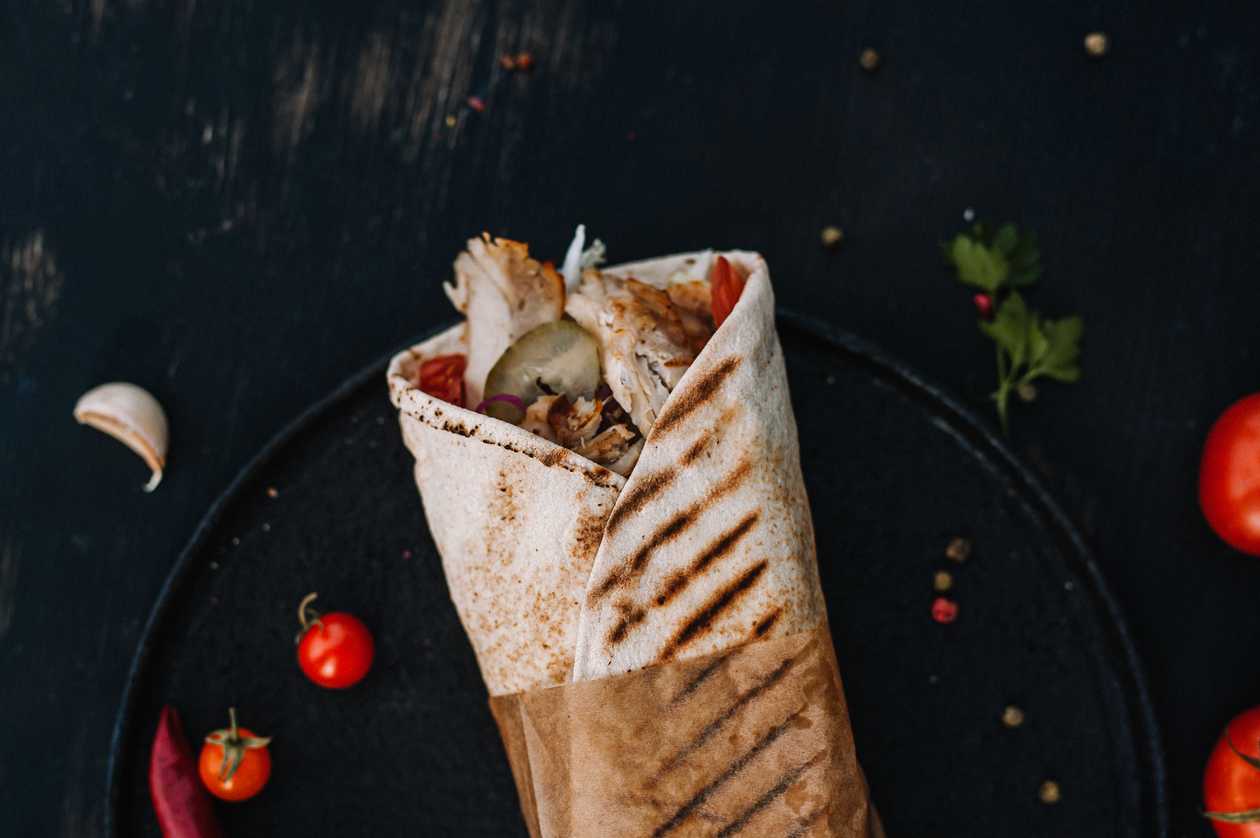 Large classic kebab