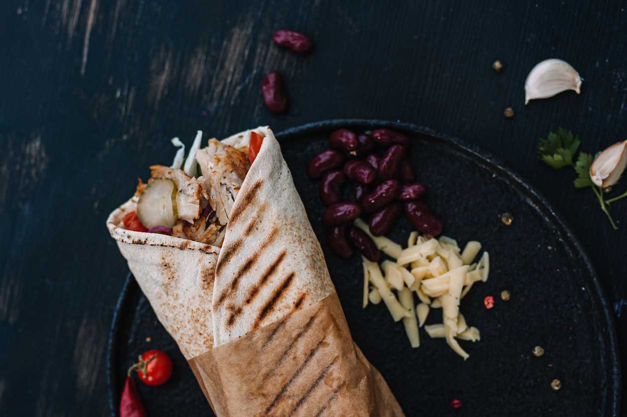 A small Mr.Food kebab