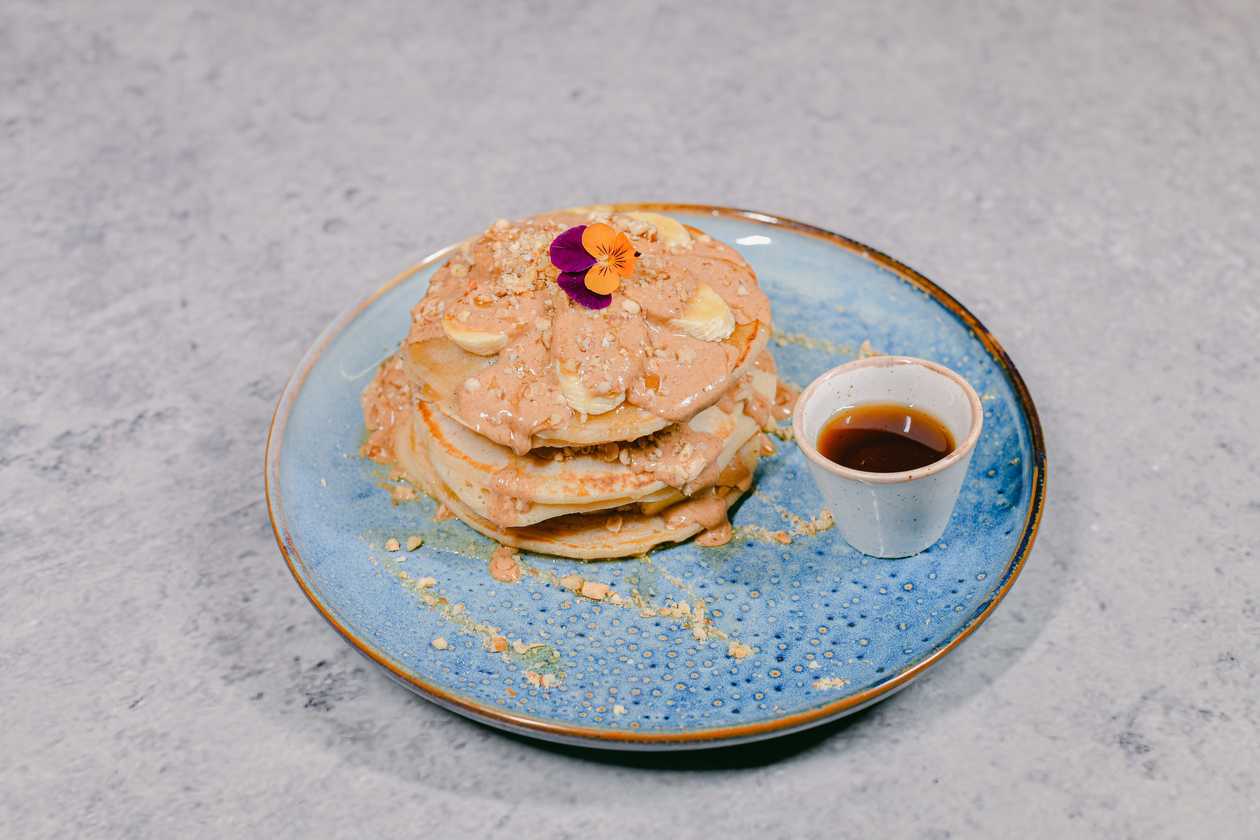 Σοκολάτα Ταχίνι Vegan Pancakes