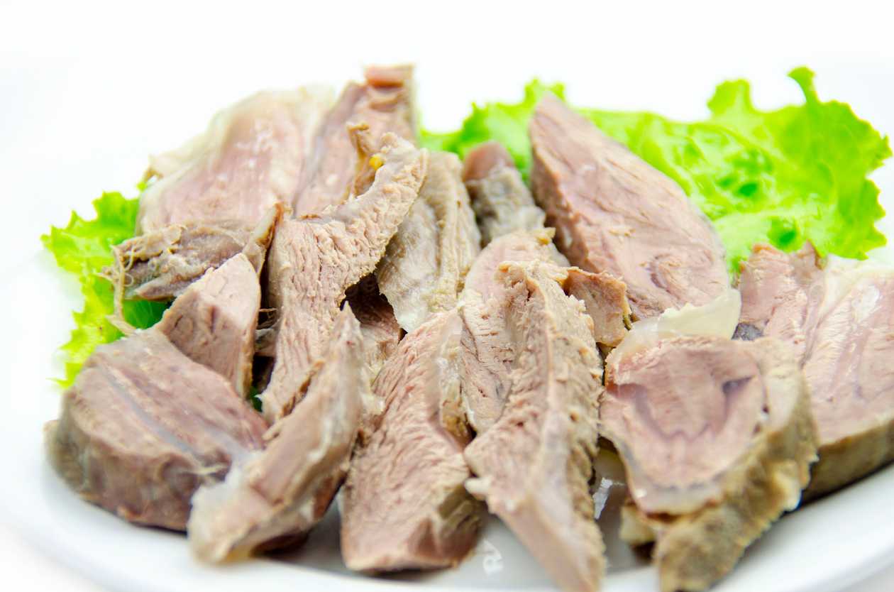 Cooked Veal Calf