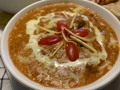 Set! Lamb Lababdar (G) + Rice + Cheese Naan