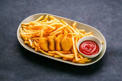 Fries with Chicken Nuggets