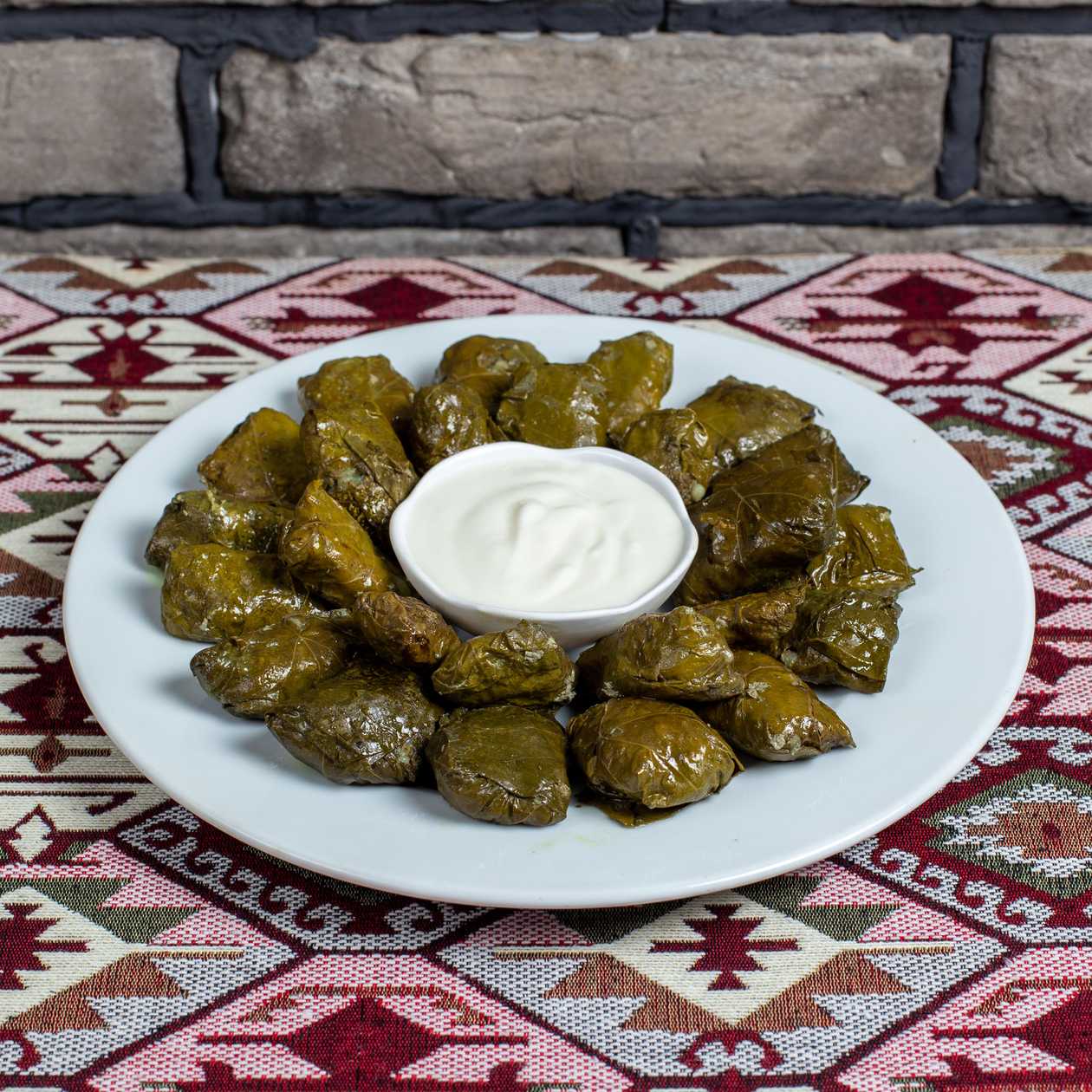 Stuffed grape leaves