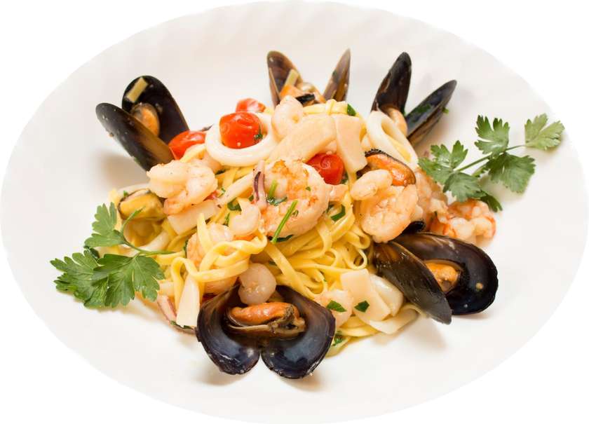 Tagliatelle cu Fructe de mare