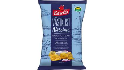 Estrella Västkust Nätchips Sourcream & Onion 160g