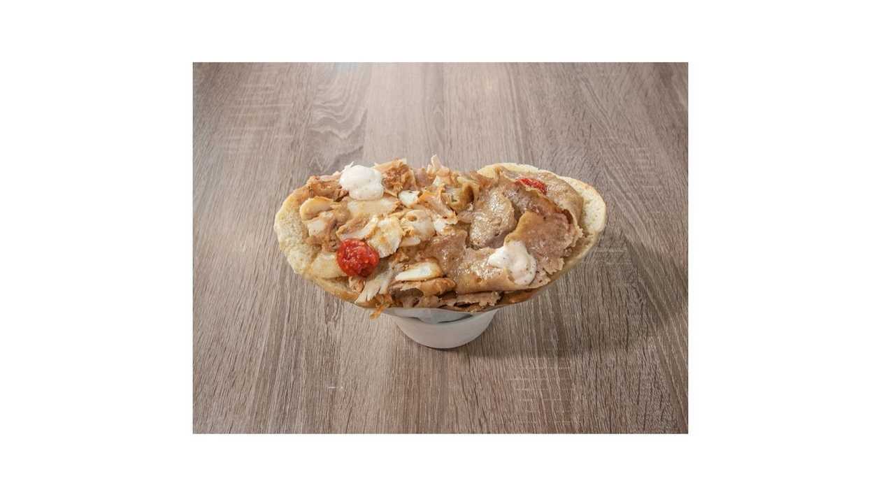 Kebab na grubym cieście