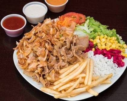 Combo Kebab on the Plate