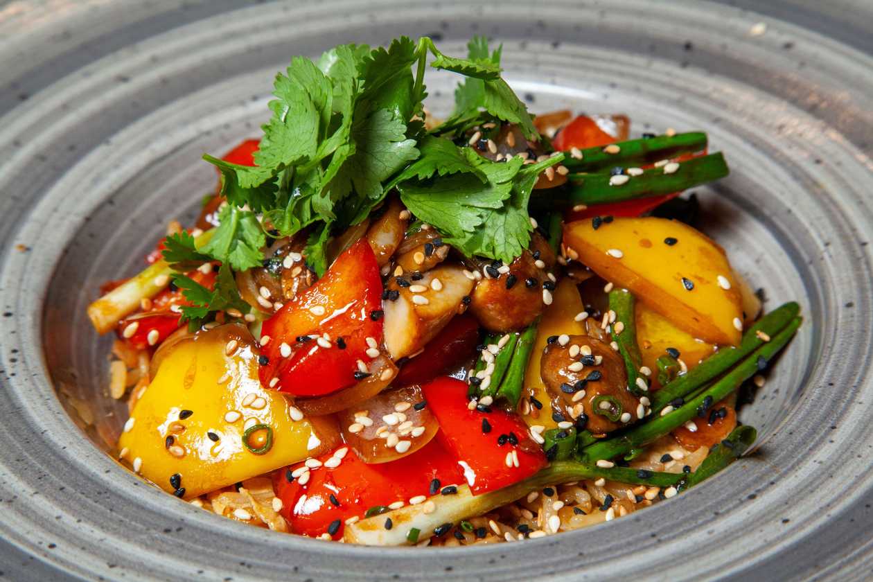 Wok Stir-Fried Vegetables
