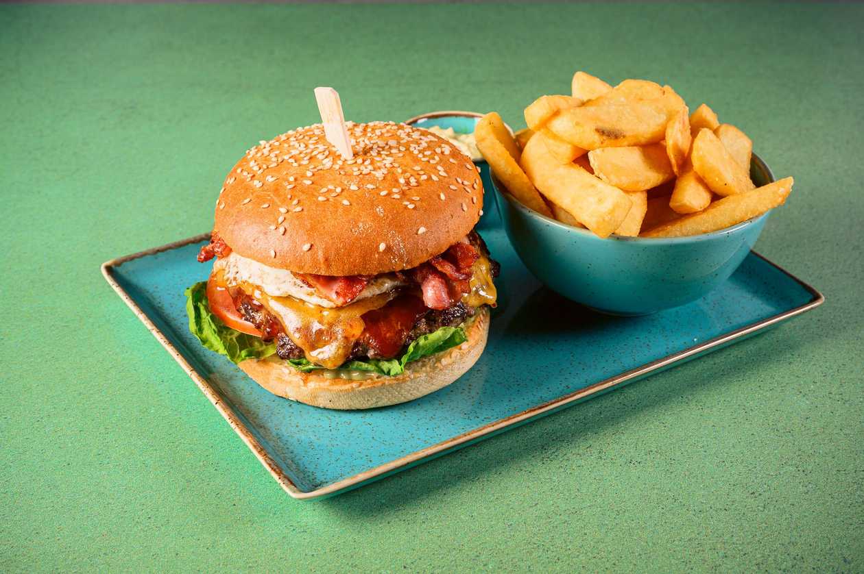 Beef BBQ burger