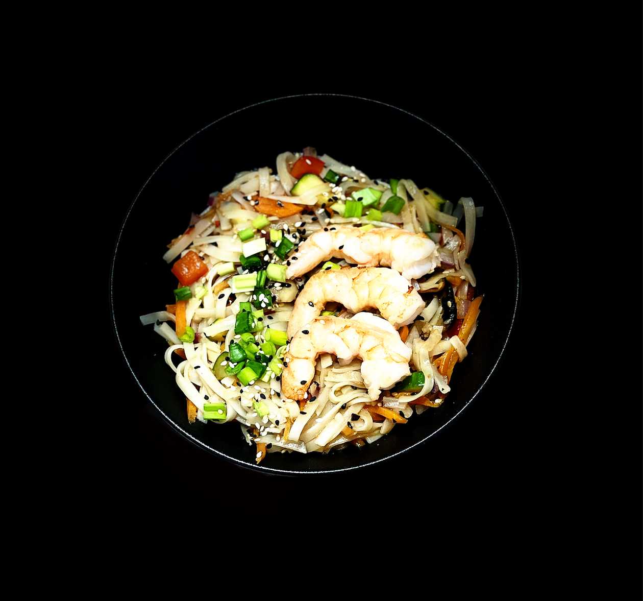 Wok su krevetėmis