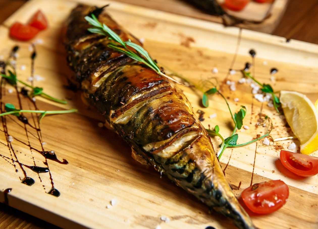 Скумбрія запечена в josper