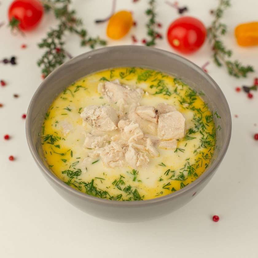 Ciorba de pui a la Grec