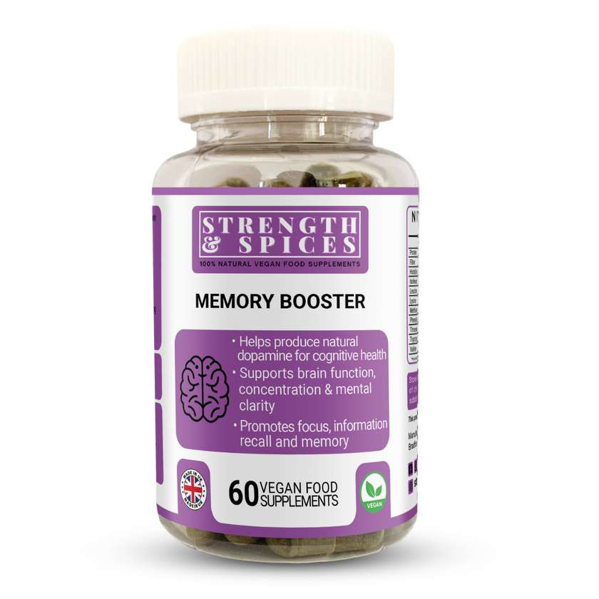 Memory Booster 1000Mg 60 Capsules - Strength & Spice