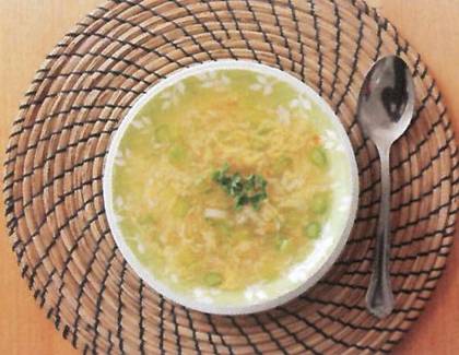 Sopa de Carangueijo e Espargos - Entrada