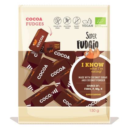 Fudgio, Fudge, Kakao 150 g, ÖKO