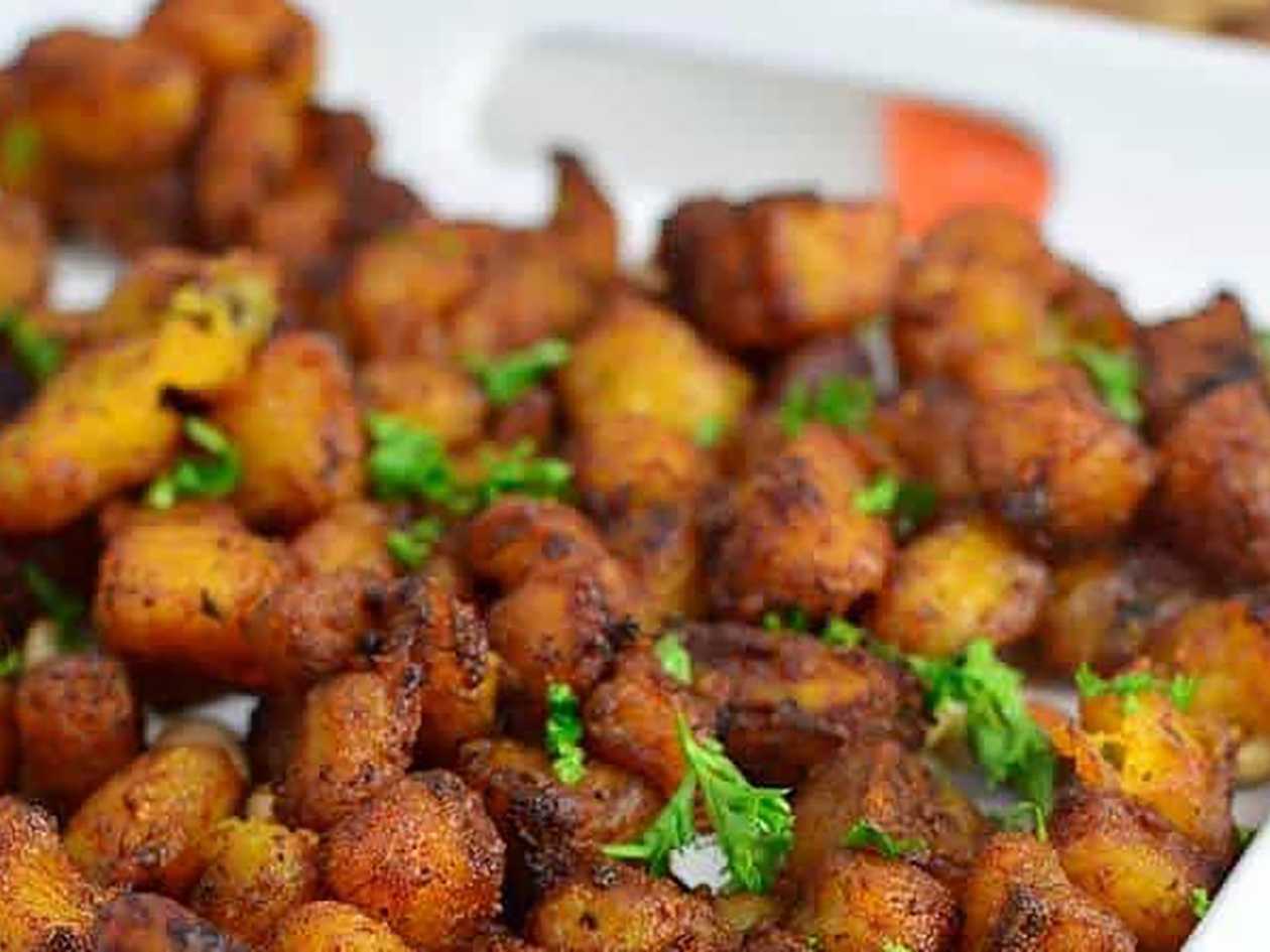 Kelewele with Grilled Tilapia