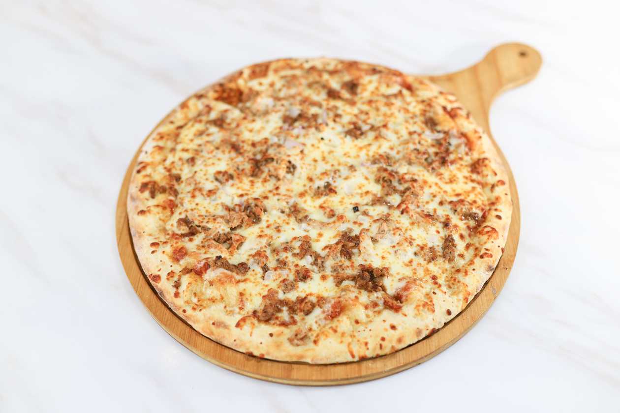 Beef and Tuna Pizza