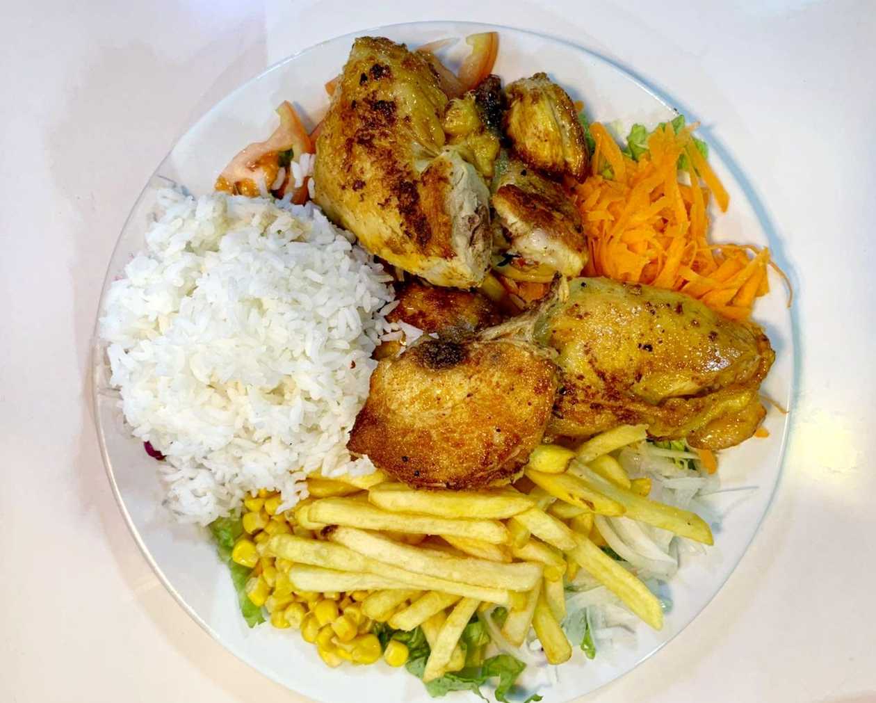 Half Grilled Chicken