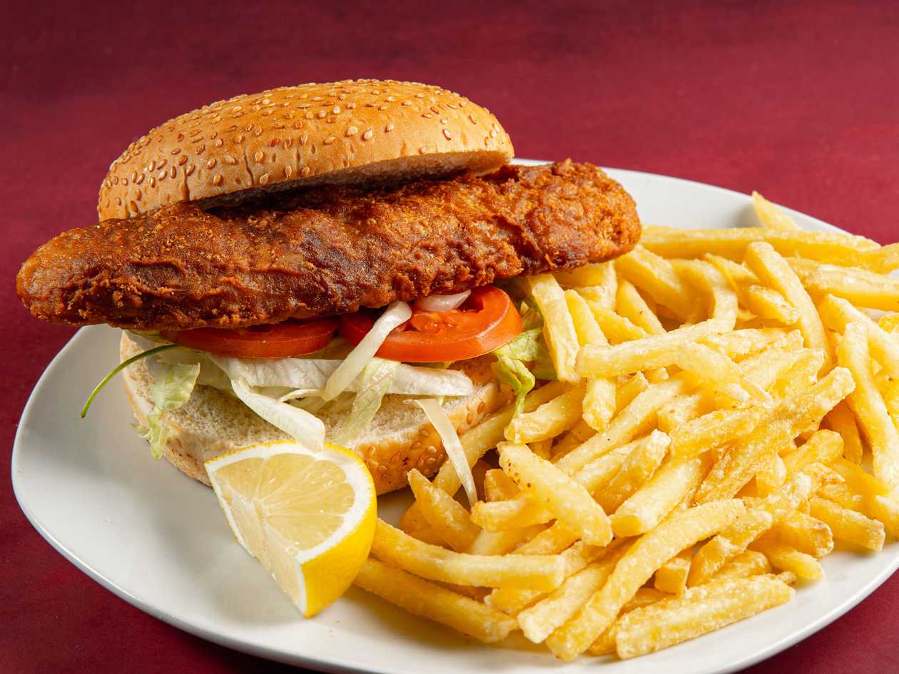 Fish Burger & Fries
