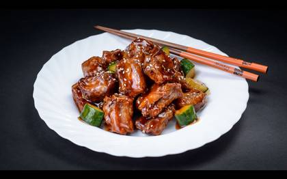 Ribs in sweet&sour sauce/Coaste in sos dulce-acrisor