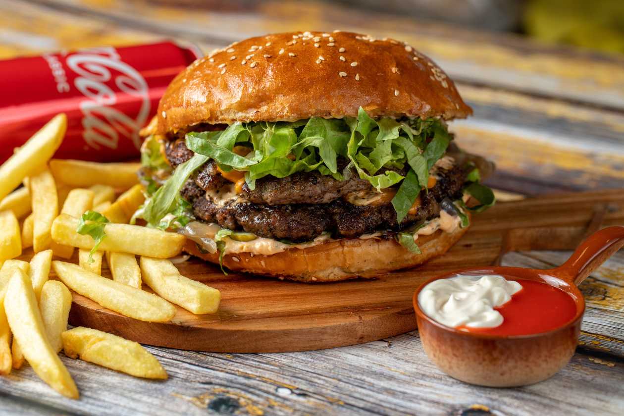 Double Classic Burger Menu