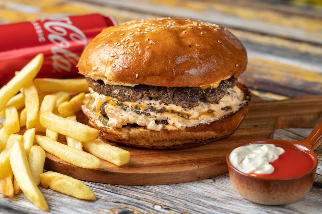 Double Cheeseburger Menu