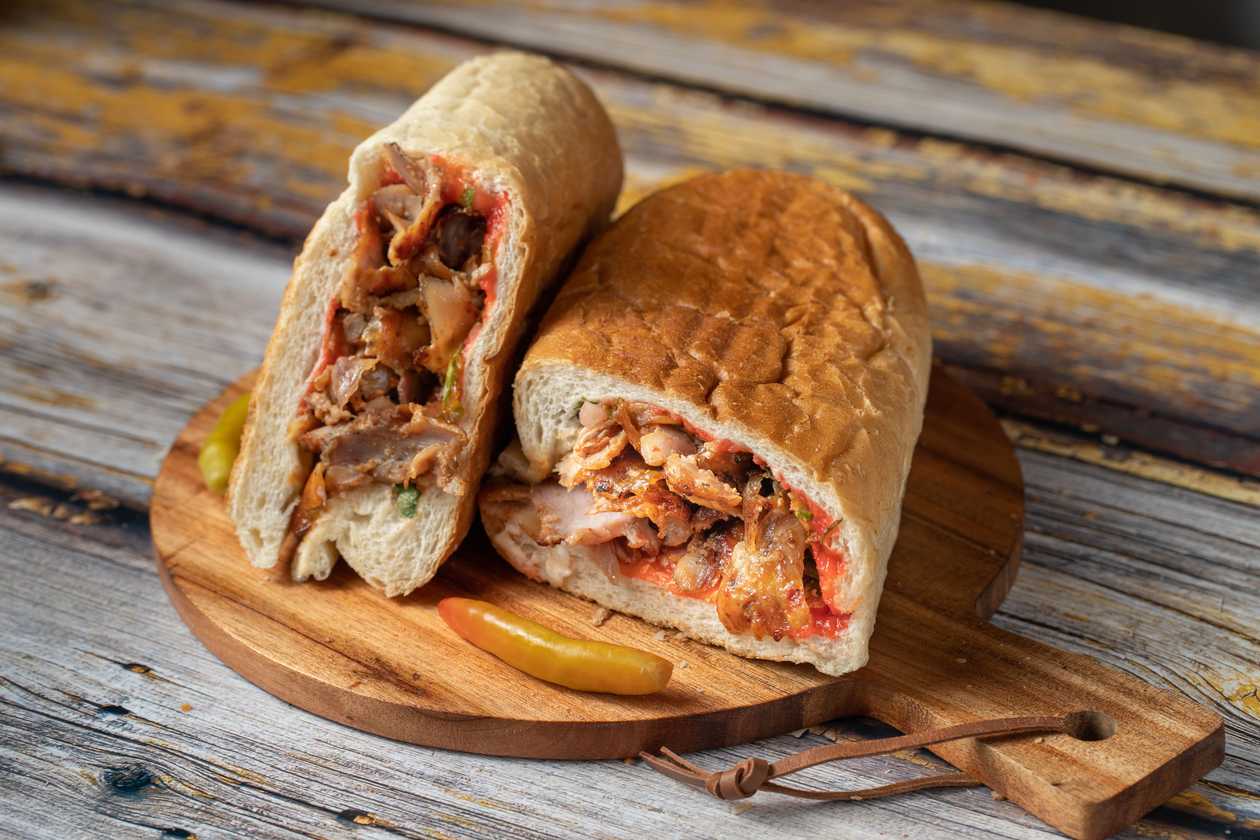 Pork Shawarma In Bread Medium