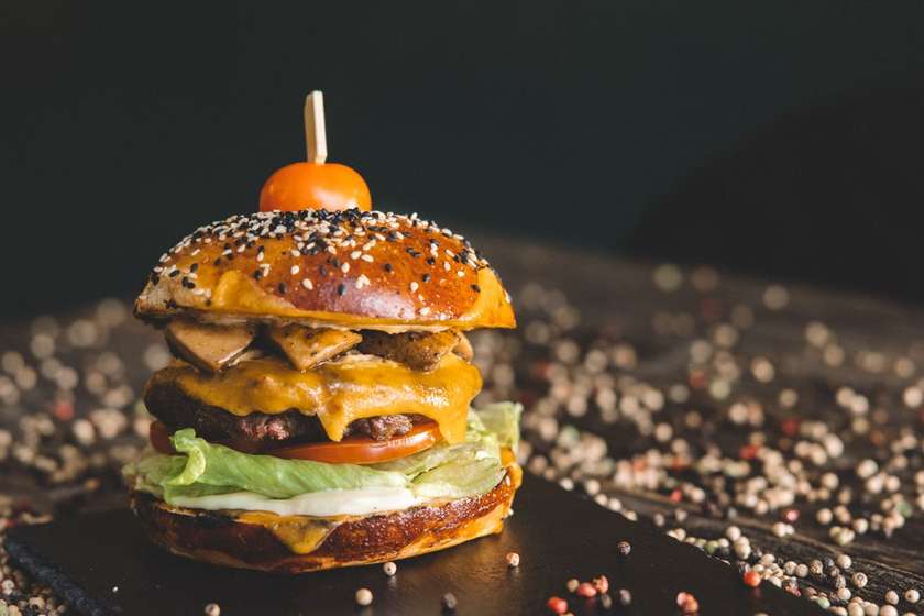 Portabello Beef Buger