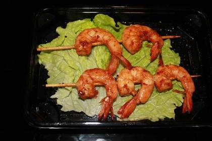 Espetadas de Gambas